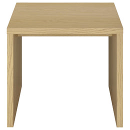 Canoga Lift Top Cocktail Coffee Table Set Light Oak