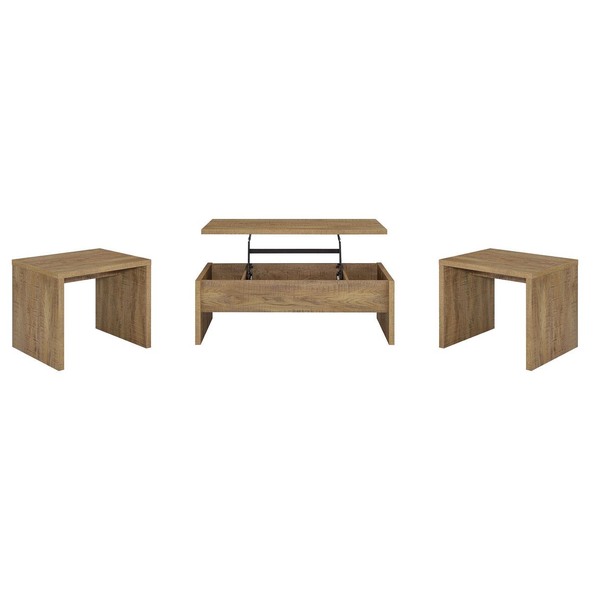 Canoga Lift Top Cocktail Coffee Table Set Mango
