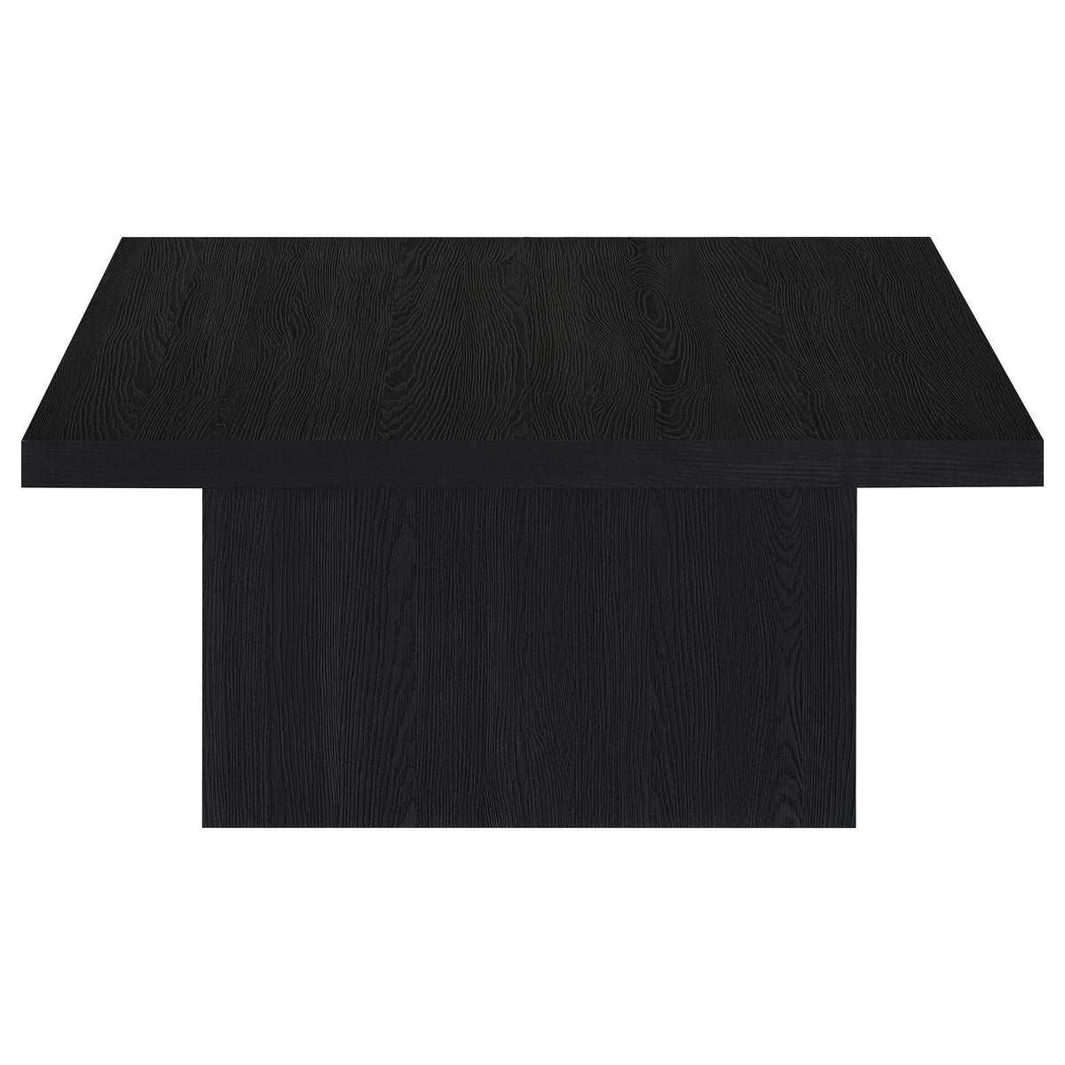 Devar Square Engineered Wood Cocktail Coffee Table Black