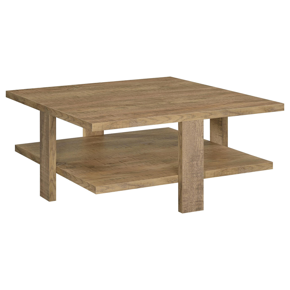 Dawn  Round Coffee and End Table Set Mango Brown