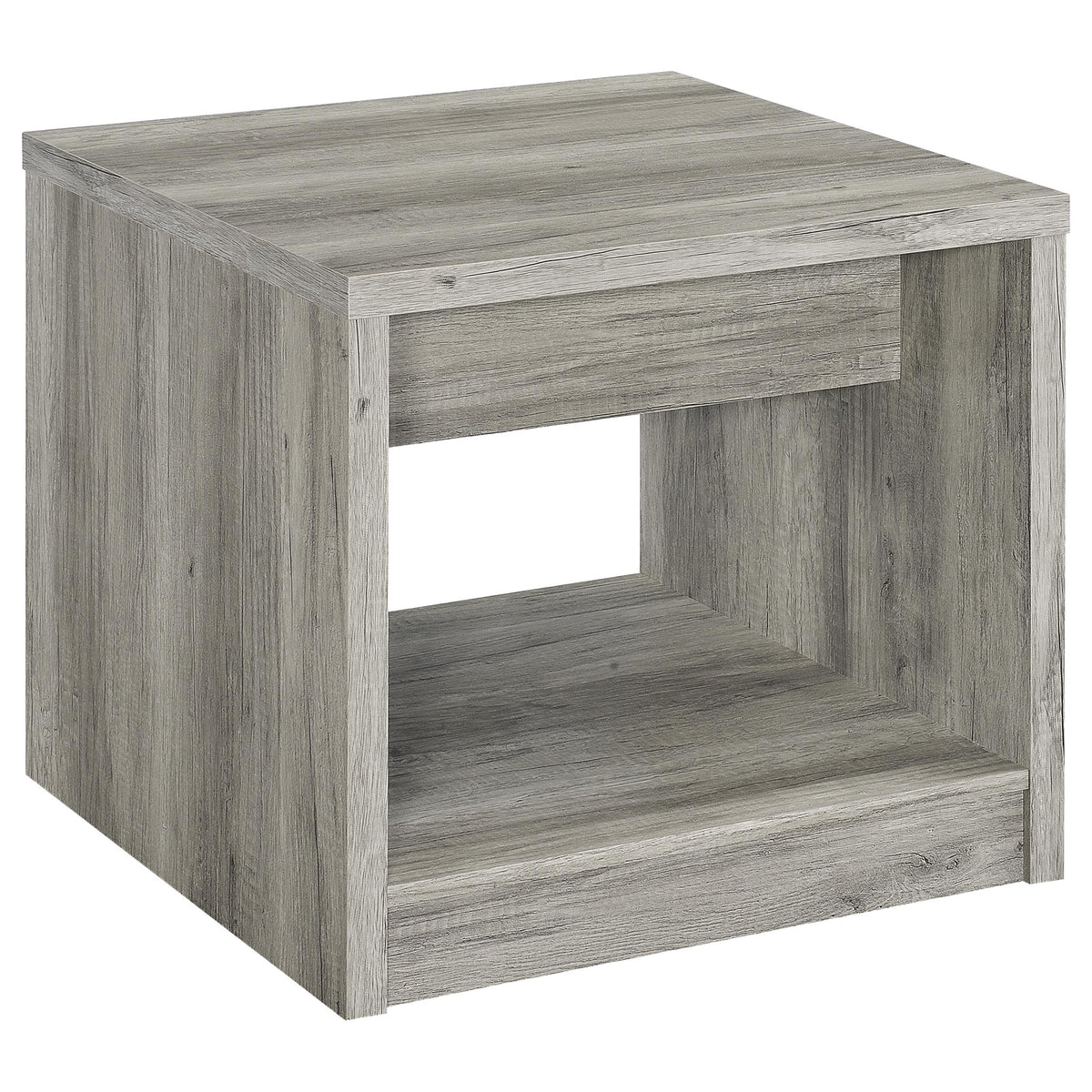 Felix Coffee and End Table Set Grey Driftwood
