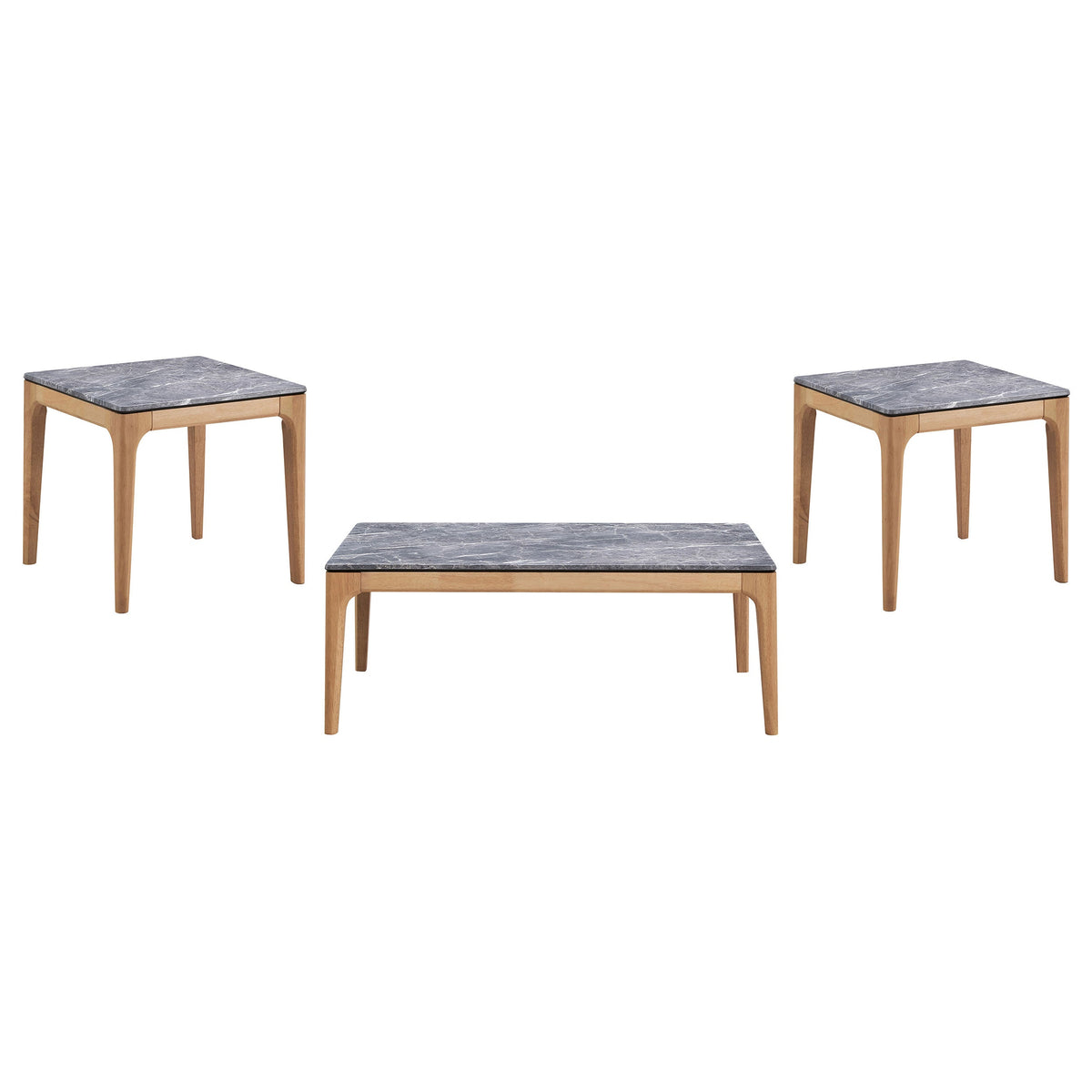 Polaris  SmartTop Coffee and End Table Set Grey