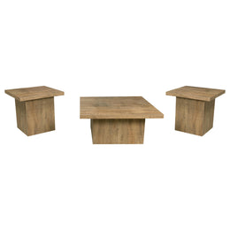 Devar Square Coffee and End Table Set Mango