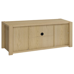 Laurelton 60-inch 2-door TV Stand Media Console Light Oak