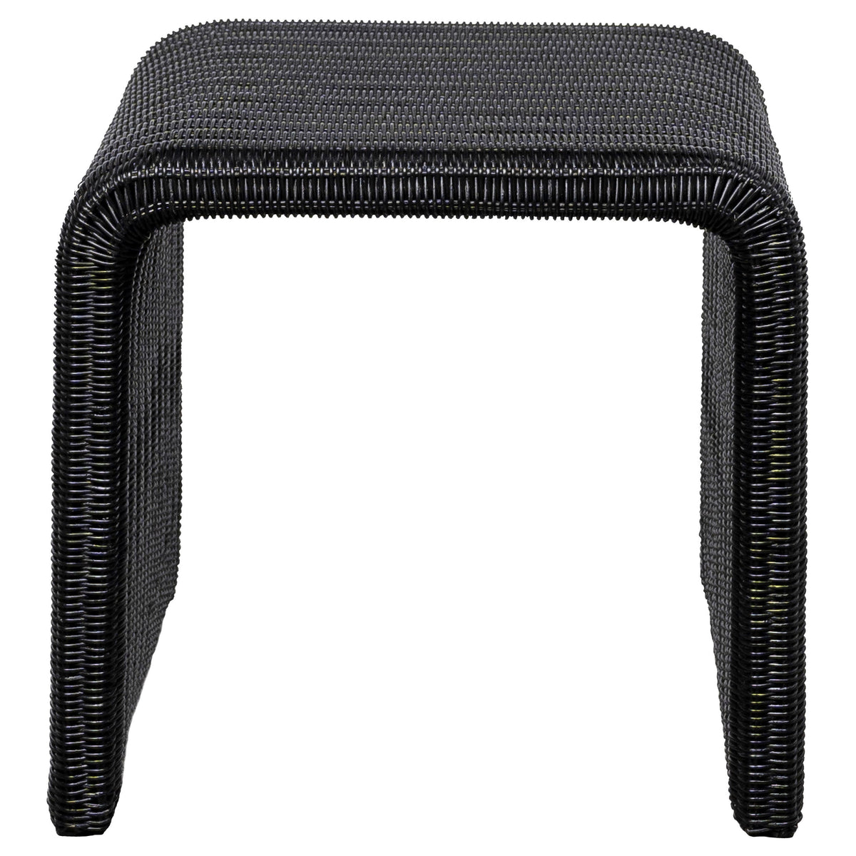 Cahya Square Woven Rattan End Table Natural
