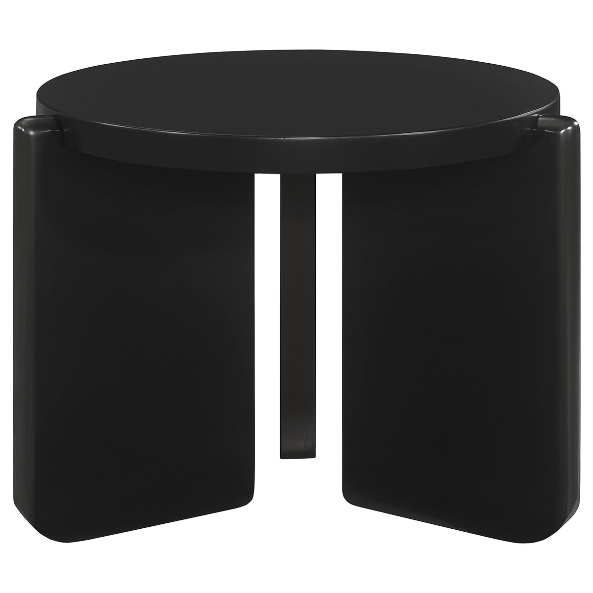 Cordova  Solid Wood Coffee and End Table Set Black