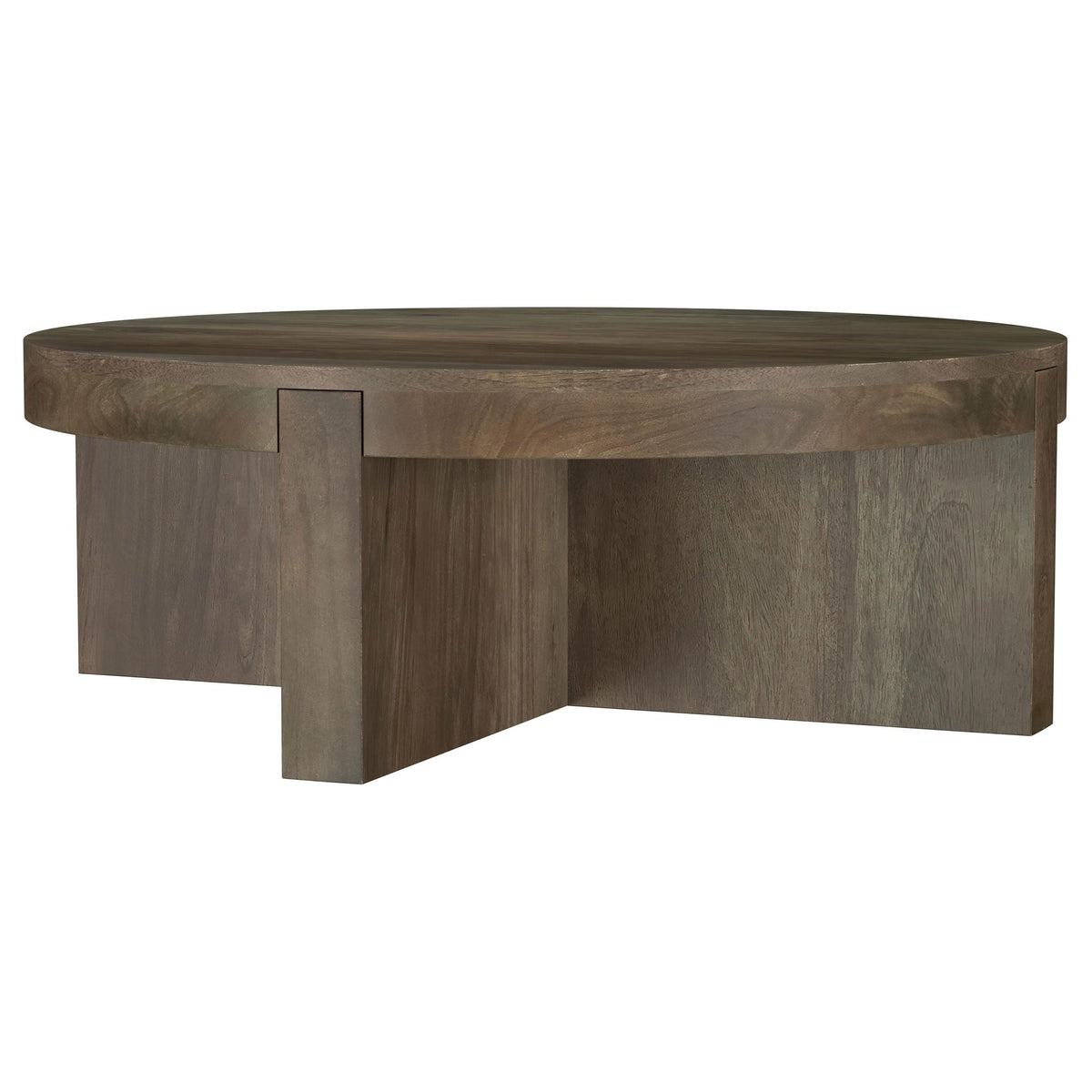 Kinkaid  Solid Wood Coffee and End Table Set Brown
