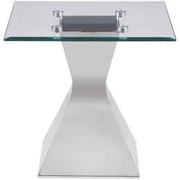 Jenny  Rectangular Coffee and End Table Set Chrome