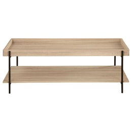 Fallon Rectangular Coffee and End Table Set Natural
