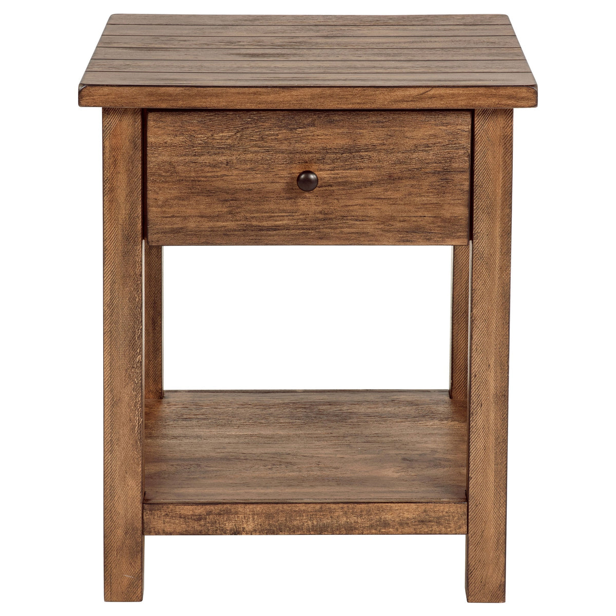 Payne  Coffee and 1-drawer End Table Set Brown