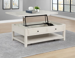 Payne 48-inch Mobile Lift Top Coffee Table Distressed