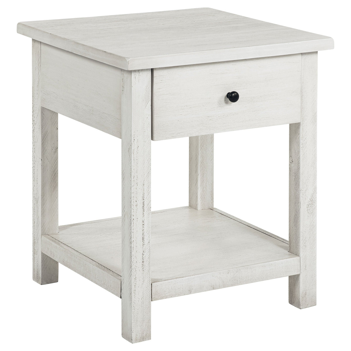 Payne  Coffee and 1-drawer End Table Set Brown