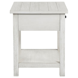 Payne  Coffee and 1-drawer End Table Set Brown
