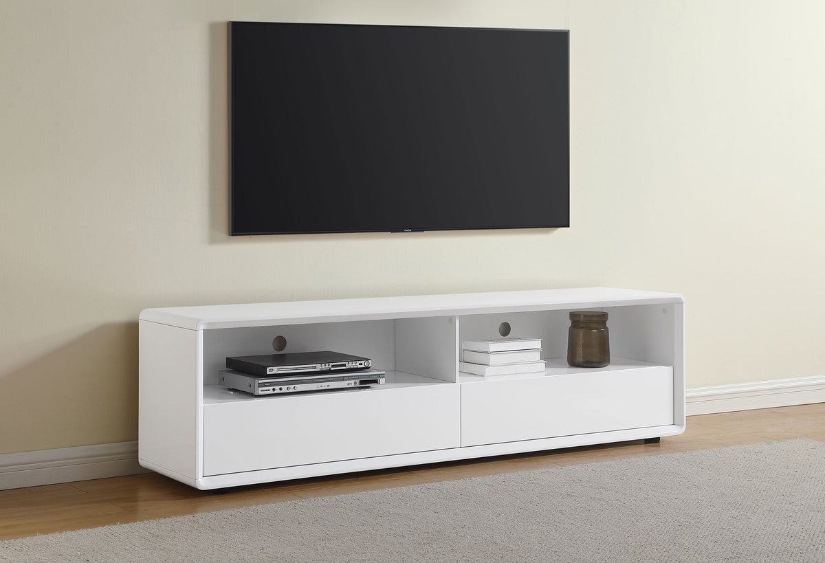 Elkton 2-drawer Engineered Wood 59-inch TV Stand Mango