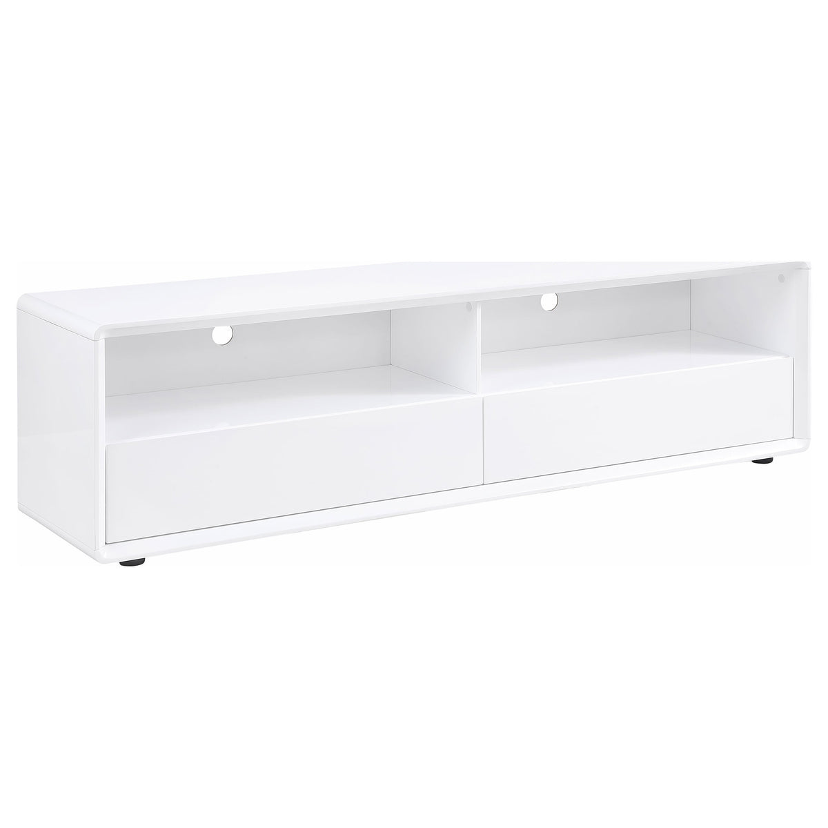 Elkton 2-drawer Engineered Wood 59-inch TV Stand Mango