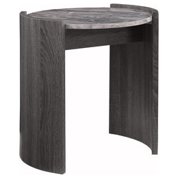 Gladstone 2-piece Coffee and End Table Set Distressed Grey