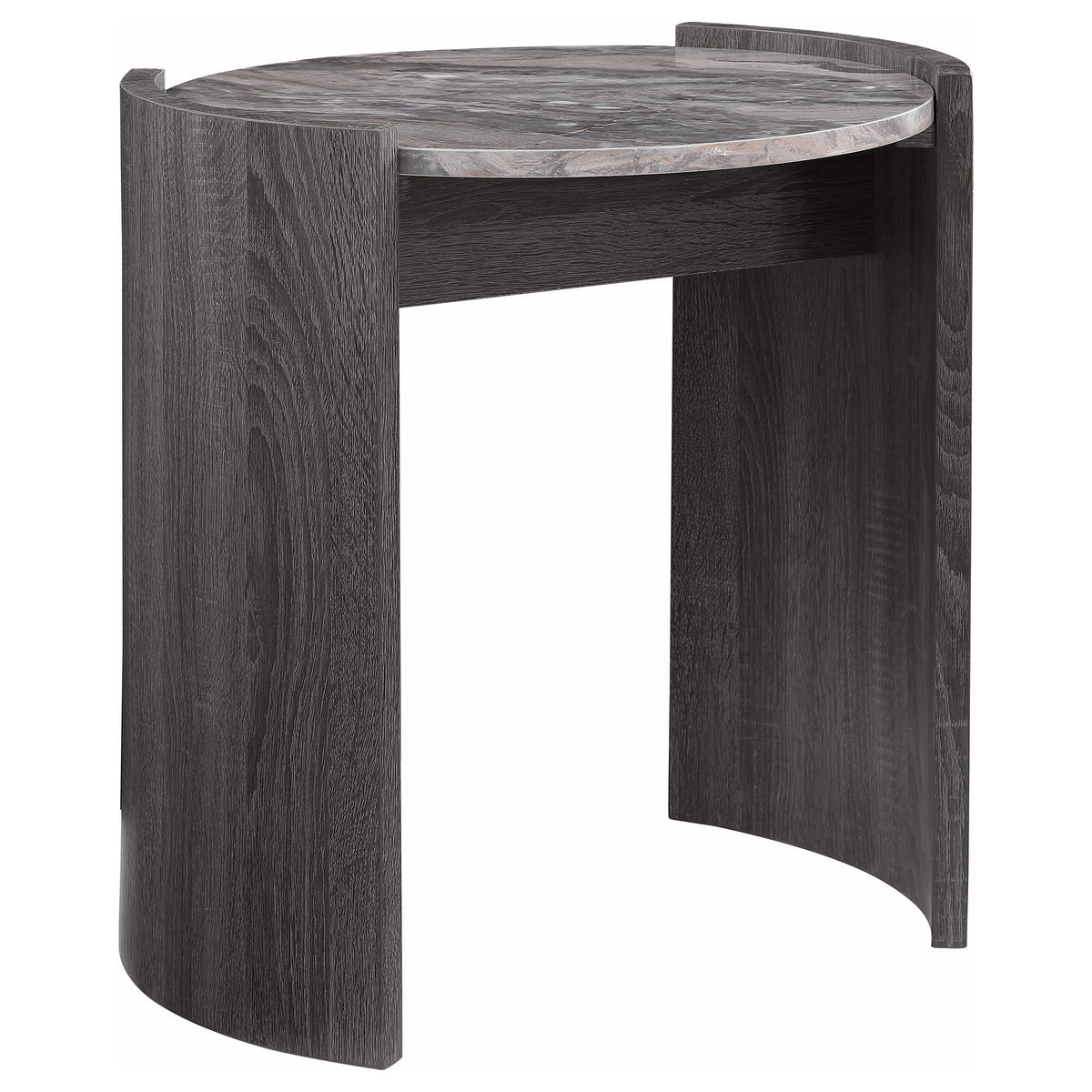 Gladstone 2-piece Coffee and End Table Set Distressed Grey