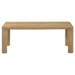 Castlewood Cocktail Coffee Table Set Light Oak