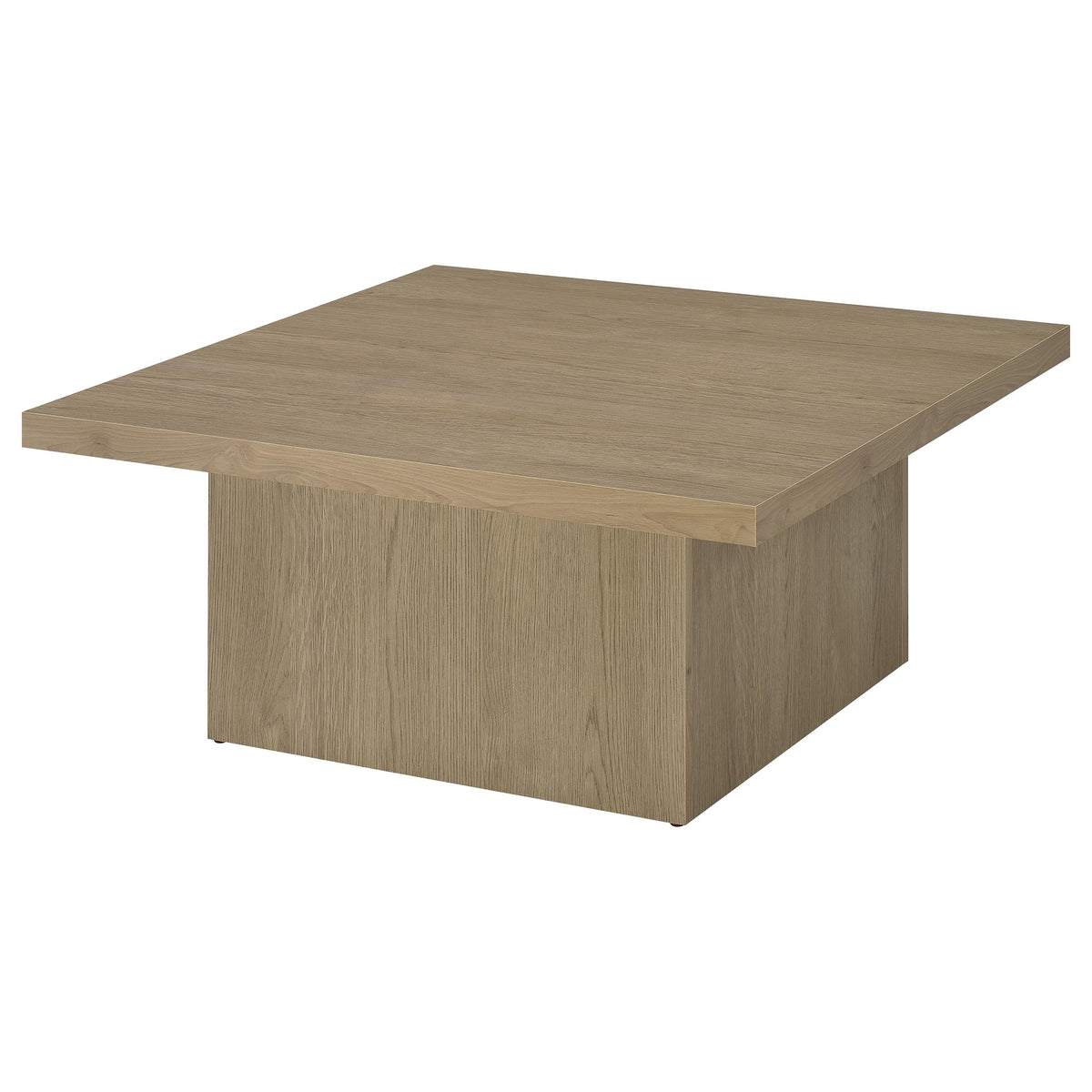 Devar Square Engineered Wood Cocktail Coffee Table Latte