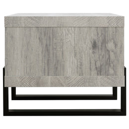 Dinard Engineered Wood Coffee Table Grey Driftwood