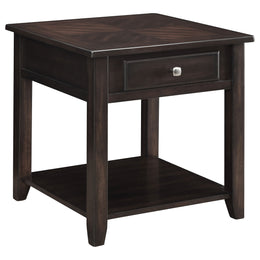Bradford  Lift Top Coffee and End Table Set Walnut