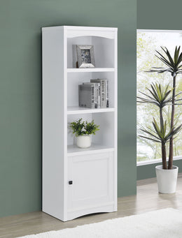 Laughlin 3-shelf Engineered Wood Media Tower Dark Pine