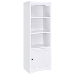 Laughlin 3-shelf Engineered Wood Media Tower Dark Pine