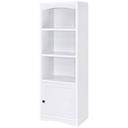 Laughlin 3-shelf Engineered Wood Media Tower Dark Pine