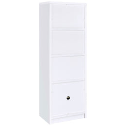Laughlin 3-shelf Engineered Wood Media Tower Dark Pine