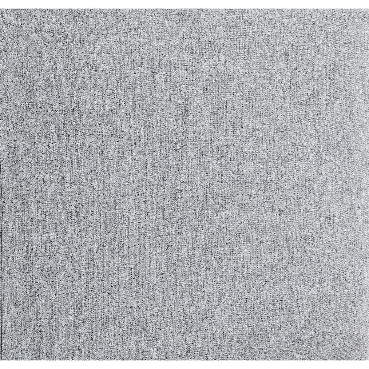 Meridian Cube Grey Durable Linen Textured Armless Chair