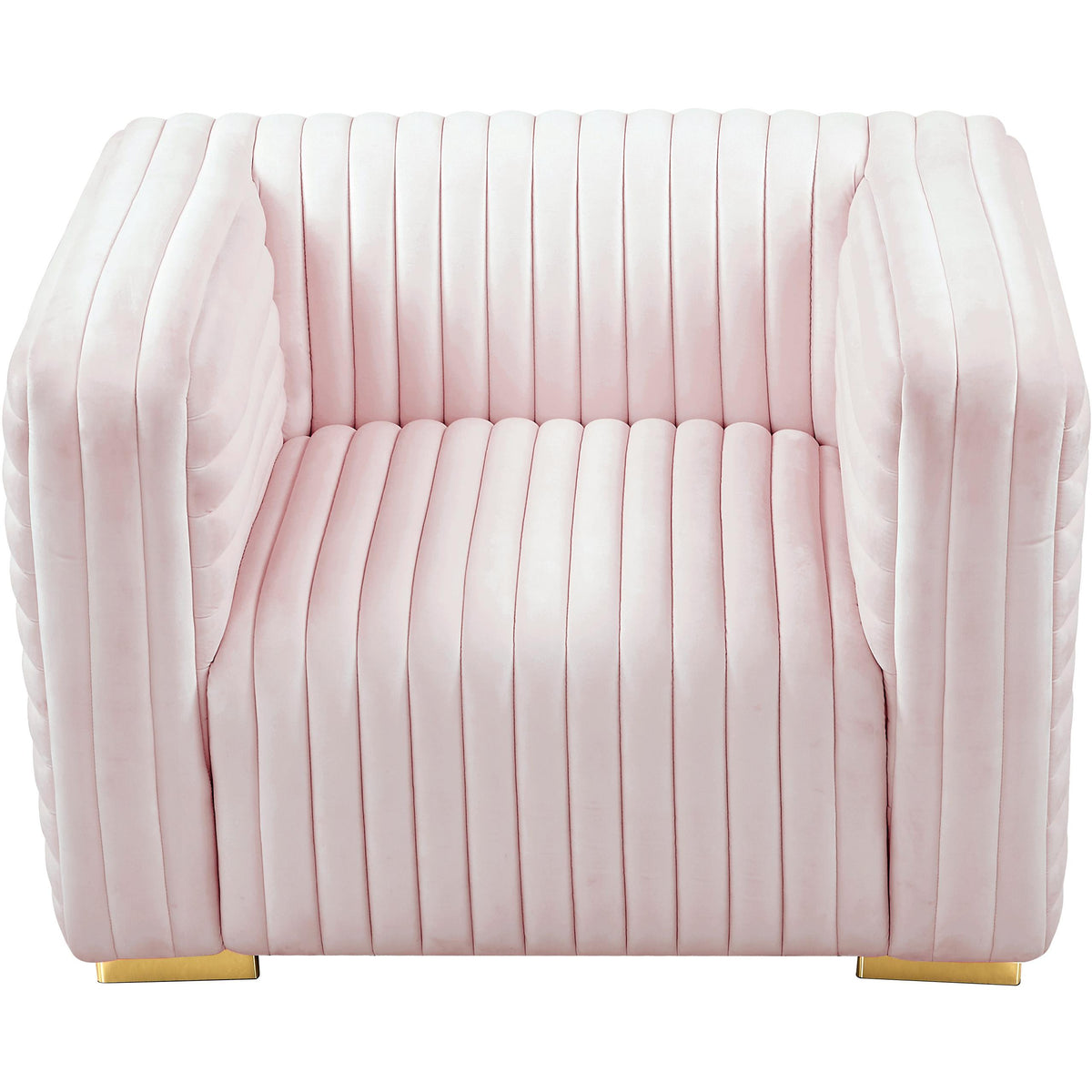 Meridian Ravish Pink Velvet Chair