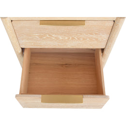 Meridian Oakwood White Oak Night Stand