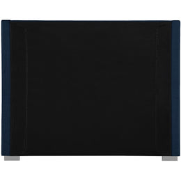 Meridian Royce Navy Linen Textured Fabric King Bed (3 Boxes)