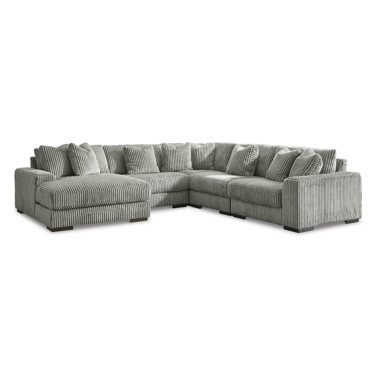 Swipe Furniture Exclusive Design Lindyn Fabric 5 pc Sectional 2110516/2110546/2110577/2110546/2110565