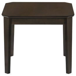 Amaro  Coffee and End Table Set Dark Brown