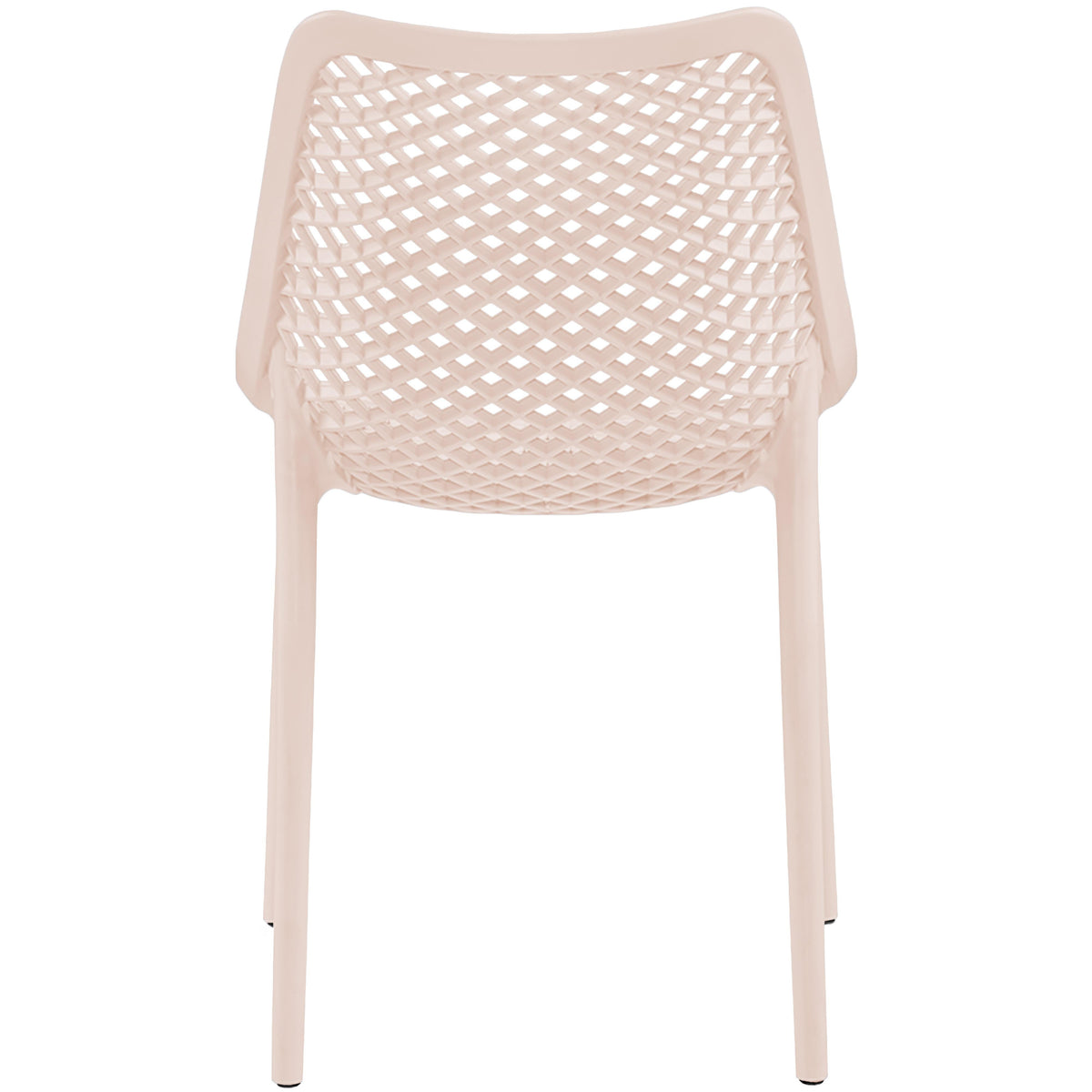 Meridian Mykonos Pink Outdoor Patio Dining Chair