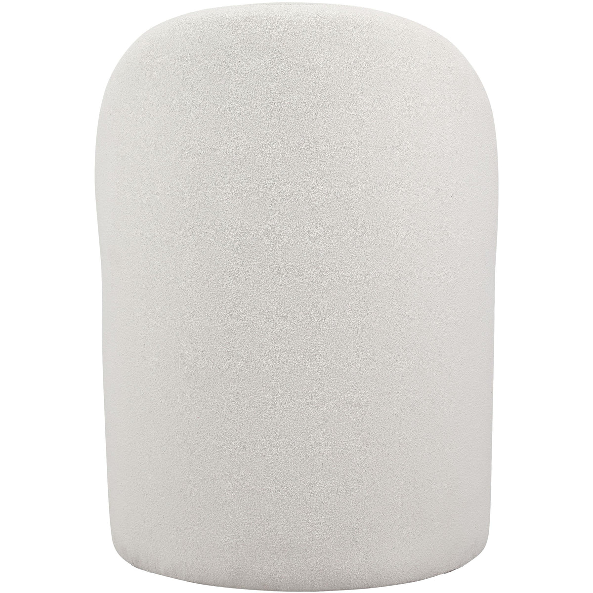 Meridian Hautely Cream Boucle Fabric Accent Chair