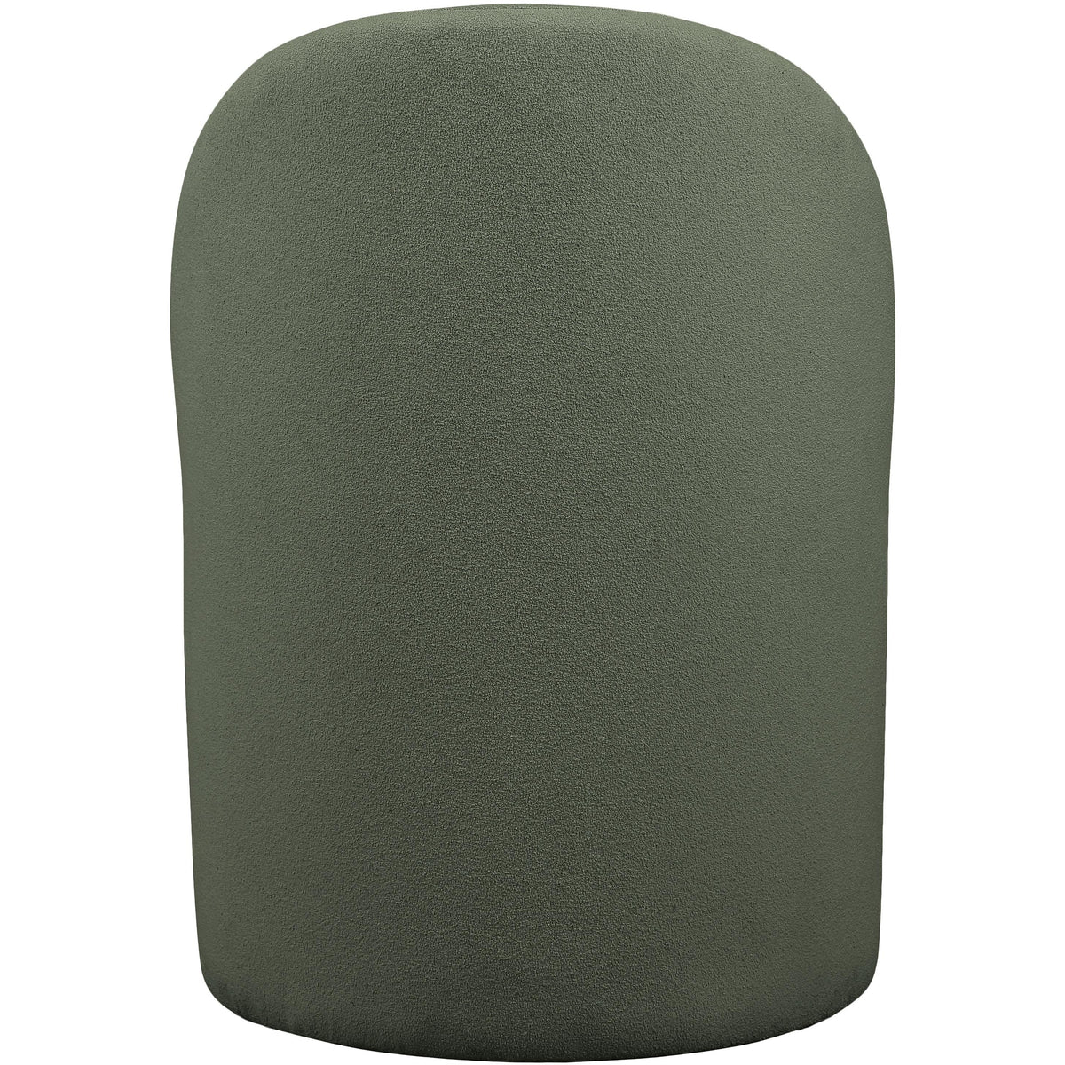 Meridian Hautely Green Boucle Fabric Accent Chair
