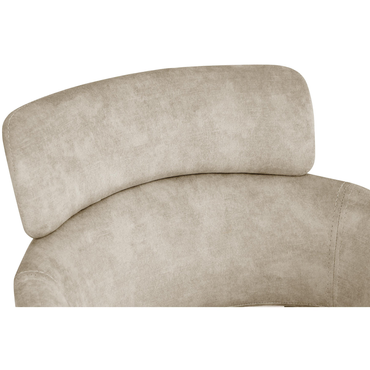 Meridian Yara Stone Velvet Dining Chair