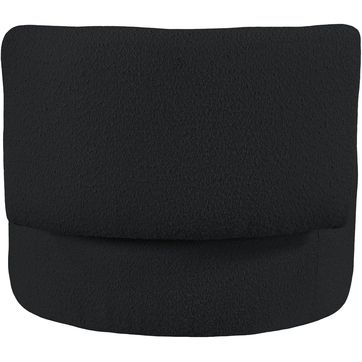 Meridian Como Black Boucle Fabric Accent Chair