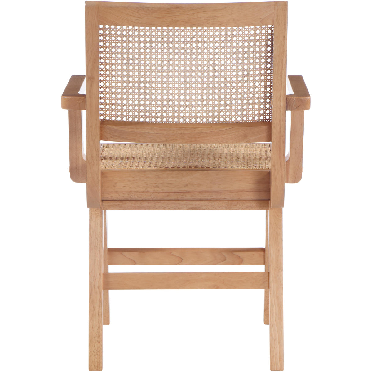 Meridian Preston Natural Wood Dining Arm Chair