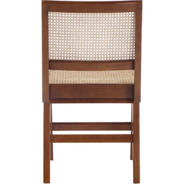 Meridian Preston Walnut Wood Dining Side Chair