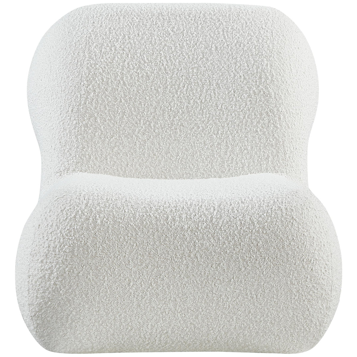 Meridian Quadra Cream Fabric Accent Chair