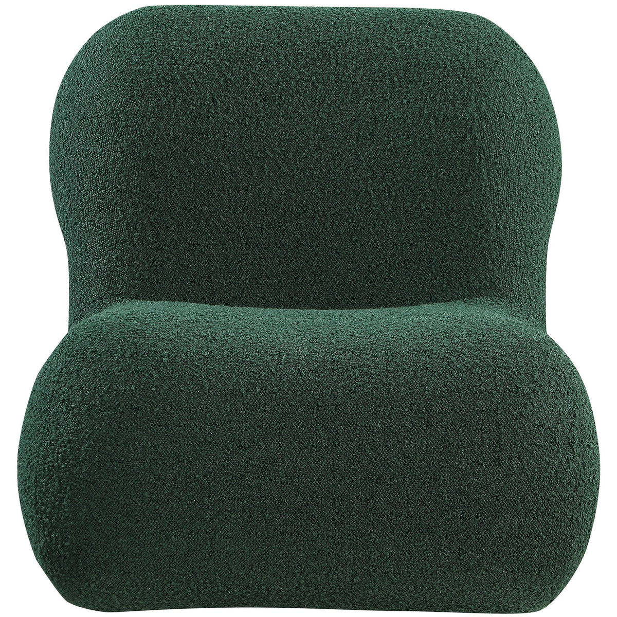 Meridian Quadra Green Fabric Accent Chair