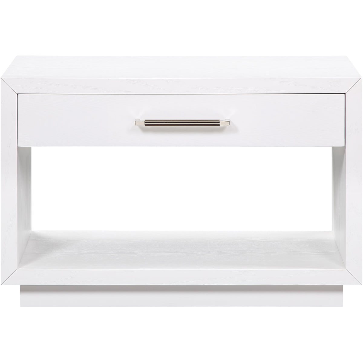 Meridian Avery White Wood Veneer Night Stand