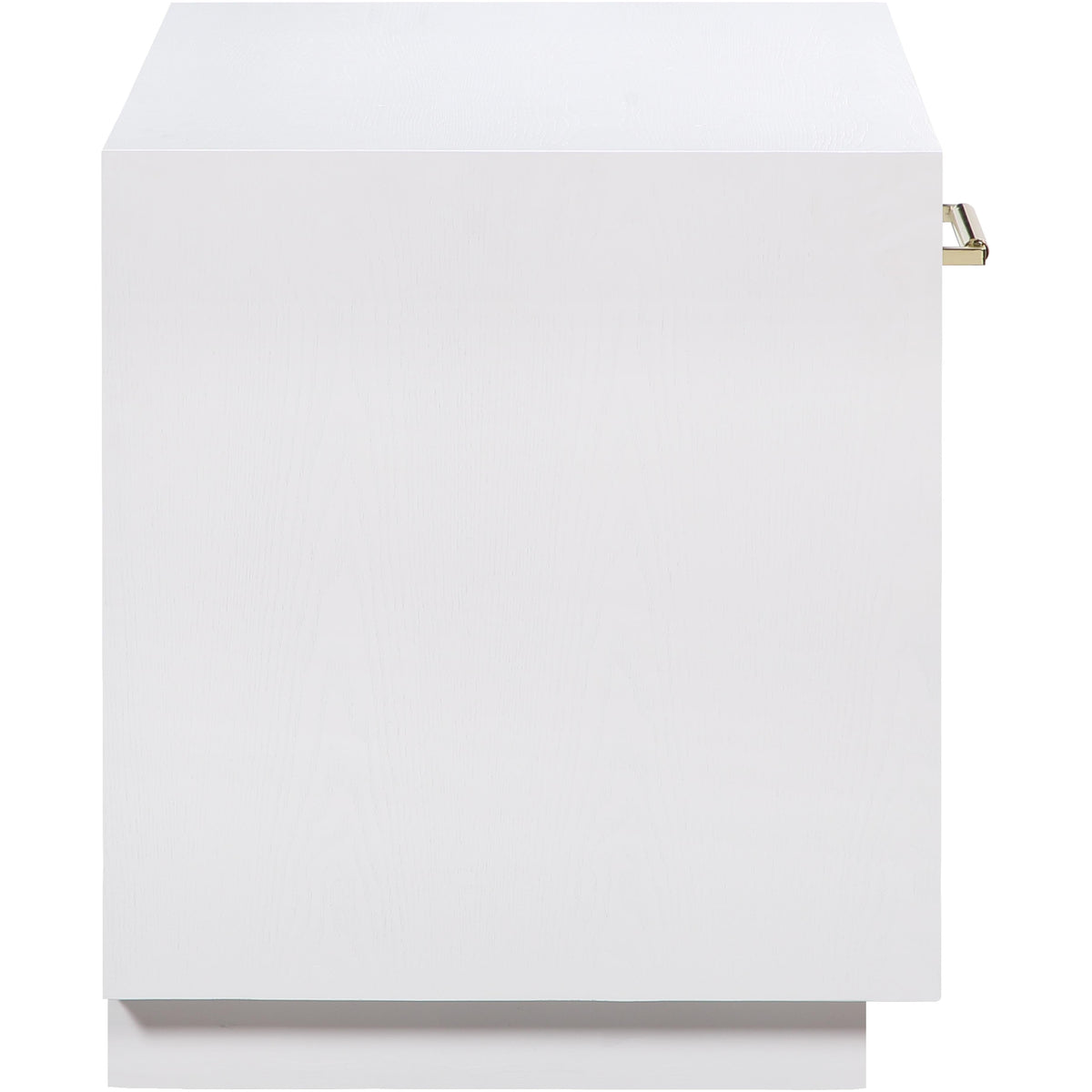 Meridian Avery White Wood Veneer Night Stand