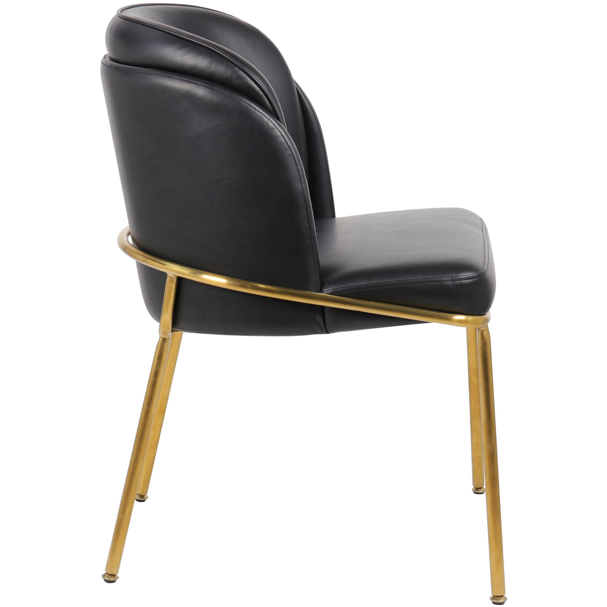 Meridian Jagger Black Vegan Leather Dining Chair