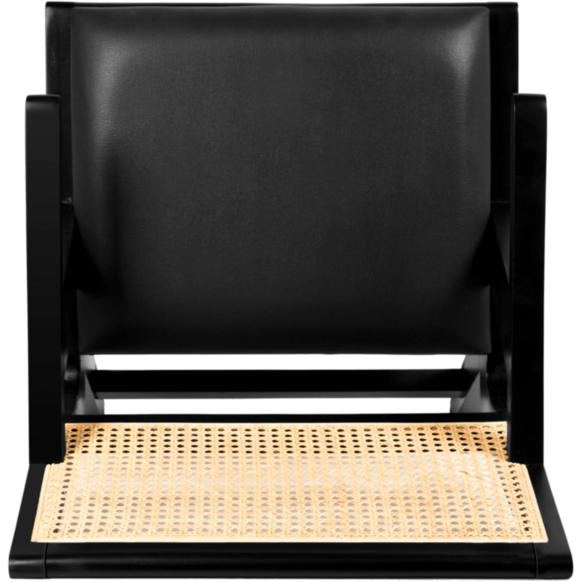 Meridian Abby Black Vegan Leather Dining Arm Chair
