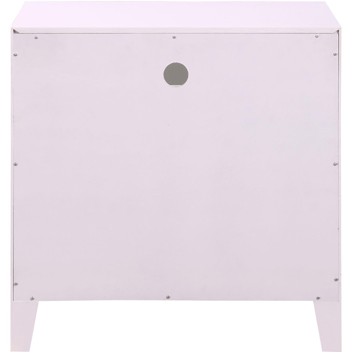 Meridian Bowtie Pink / Gold Night Stand