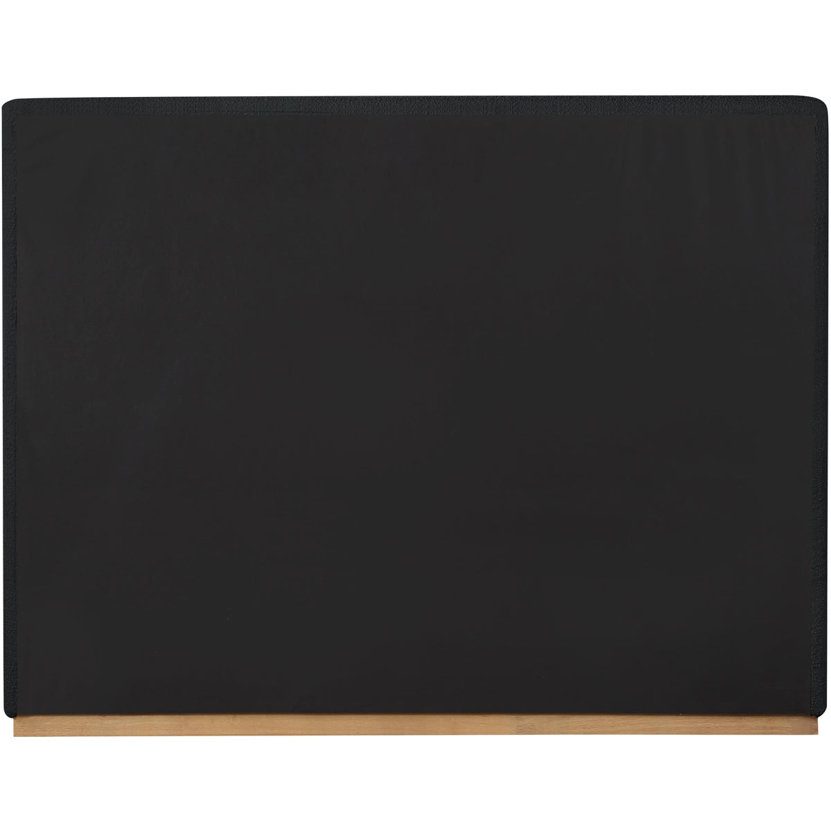 Meridian Monaco Black Boucle Fabric Full Bed